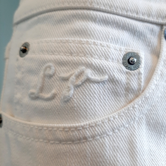 Louis Vuitton authentic denim white jeans - Picture 6 of 15